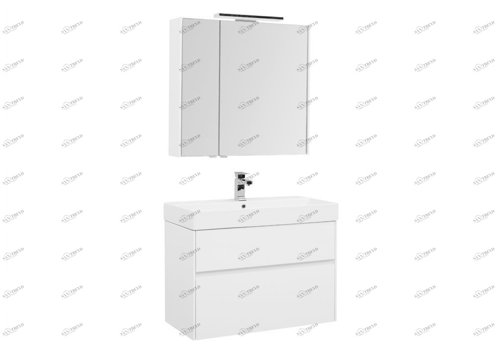 Мебель для ванной Aquanet Бруклин 85 белый 00207801