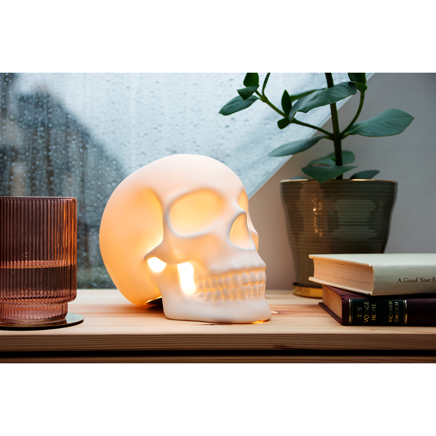 SK LIGHTSKULL1 Лампа настольная , skull light Suck UK  - Вид №2