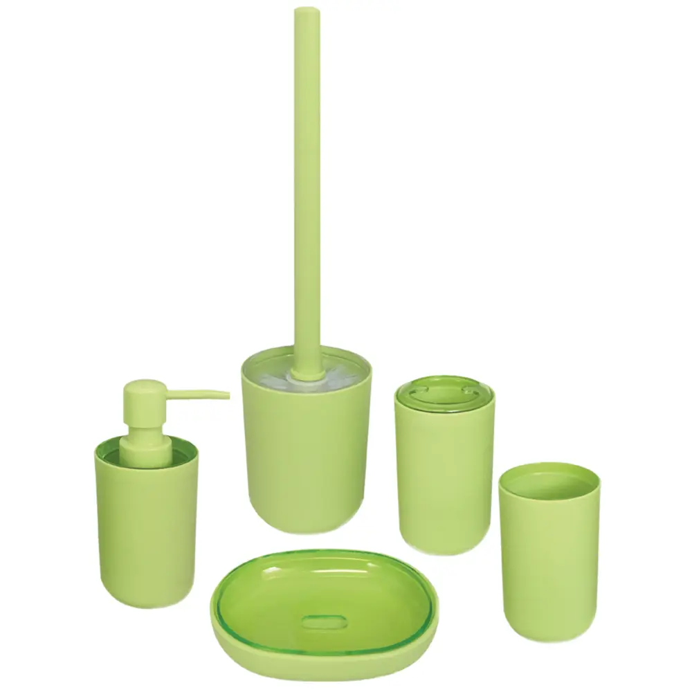 Мыльница настольная Vidage «Parma» пластик цвет зелёный STLM-2133910 - Вид №1