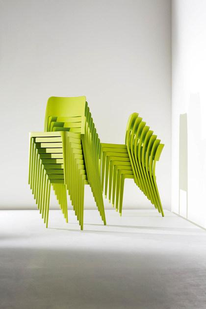 Midj Штабелируемый стул из полипропилена Nené sun-id-1493470 - Вид №15