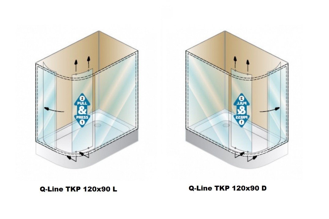 Душевой уголк  Kolpa-San Q-line 00470  Словения  - Вид №2