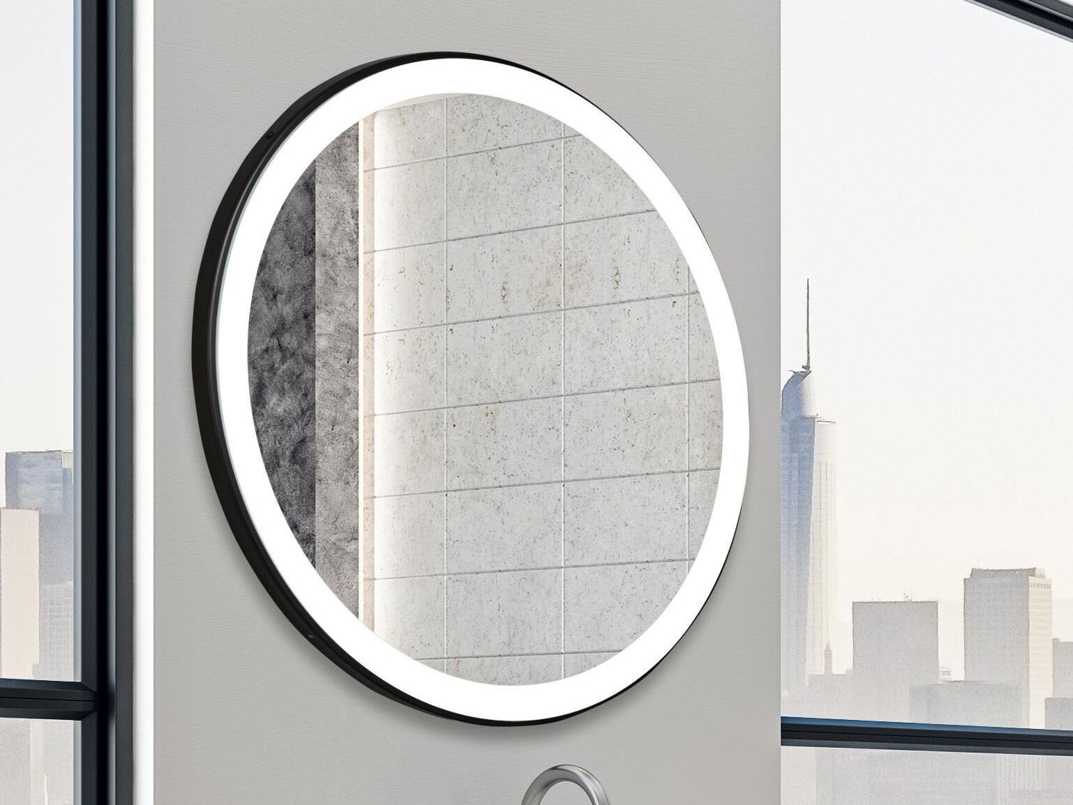 Круглое зеркало со встроенным настенным освещением Spekkio Moon ARCH-00043829