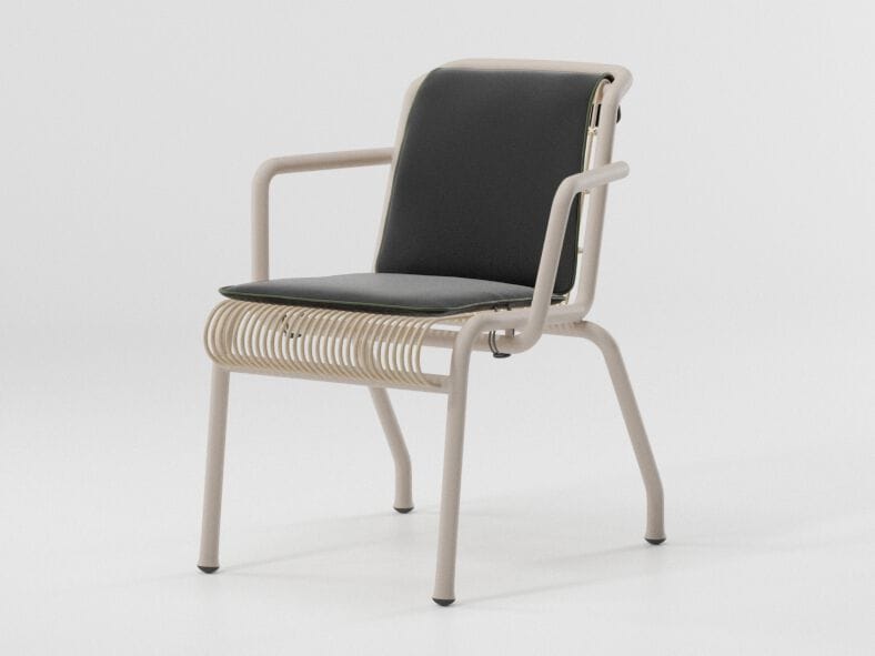 Алюминиевый штабелируемый садовый стул Kettal Eolias ARCH-00073667