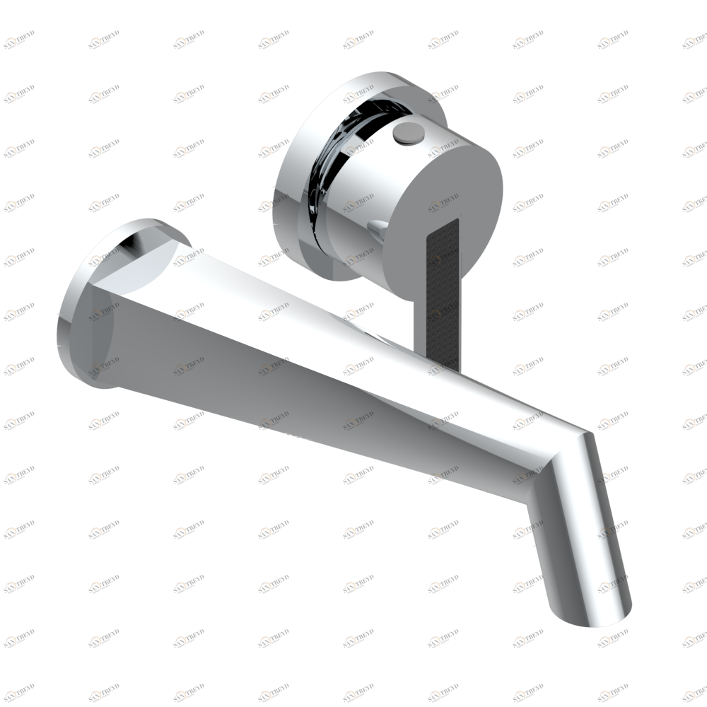 G6C-6541B Trim only for Built-in basin mixer with spout (two x 1/2'' inlets and one 1/2'' outlet), without waste Thg-paris Metamorphose с углеродным волокном Хром G6C 6541B A02 CAT.A