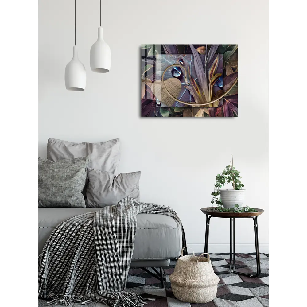 Картина на стекле "Флер" 80x60 см 82924223 STLM-2091896 ARTABOSKO  - Вид №4