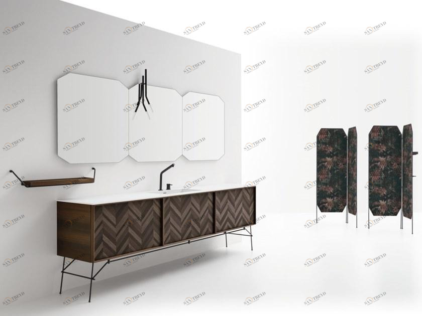 Cerasa Модульный шкаф для ванной на ножках Des sun-id-1376493