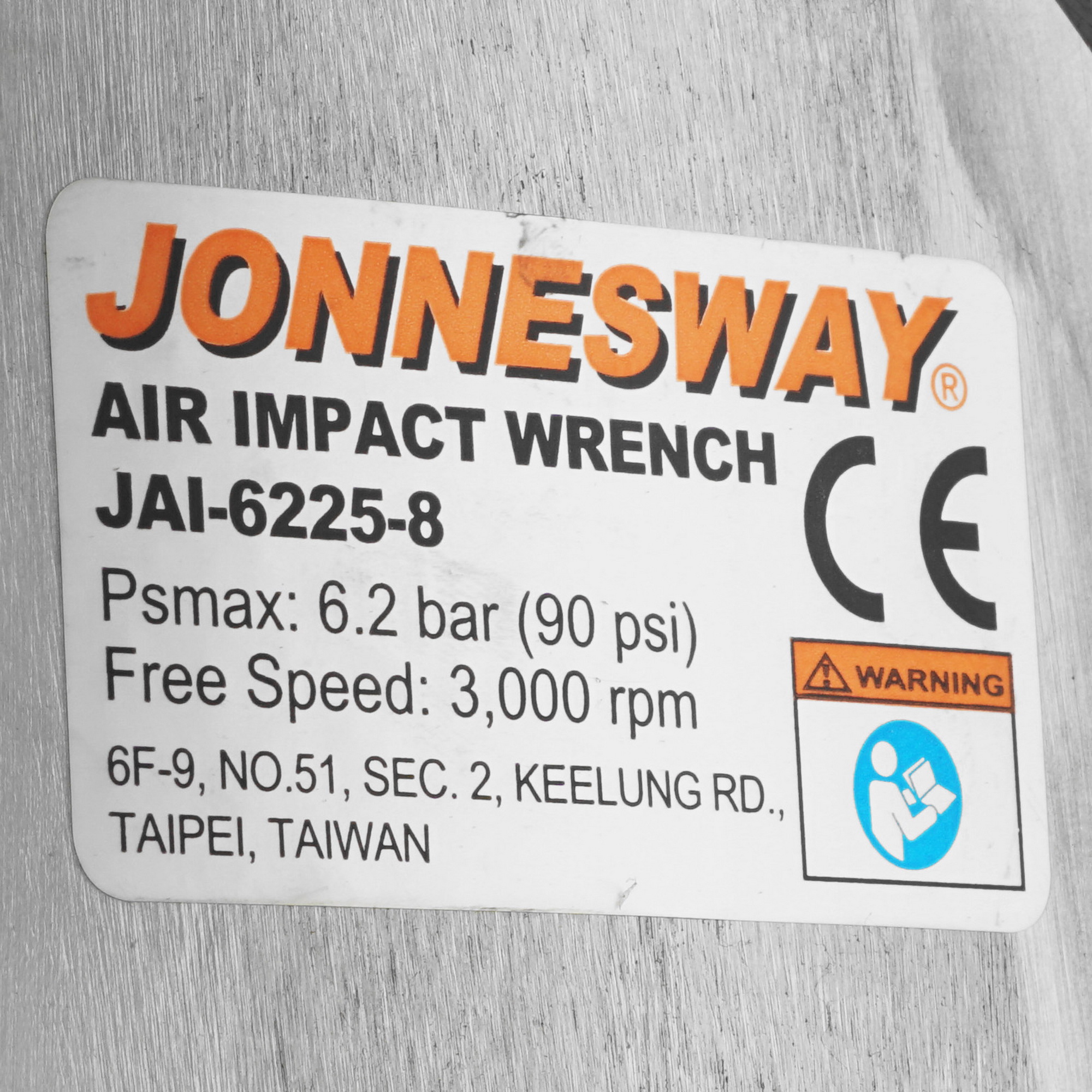 Пневмогайковерт Jonnesway JAI-6225-8 1137340 STDN-0048793 - Вид №2