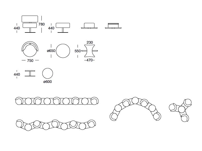 Вращающееся кресло ROSSIN Atoma ARCH-00032398 - Вид №6