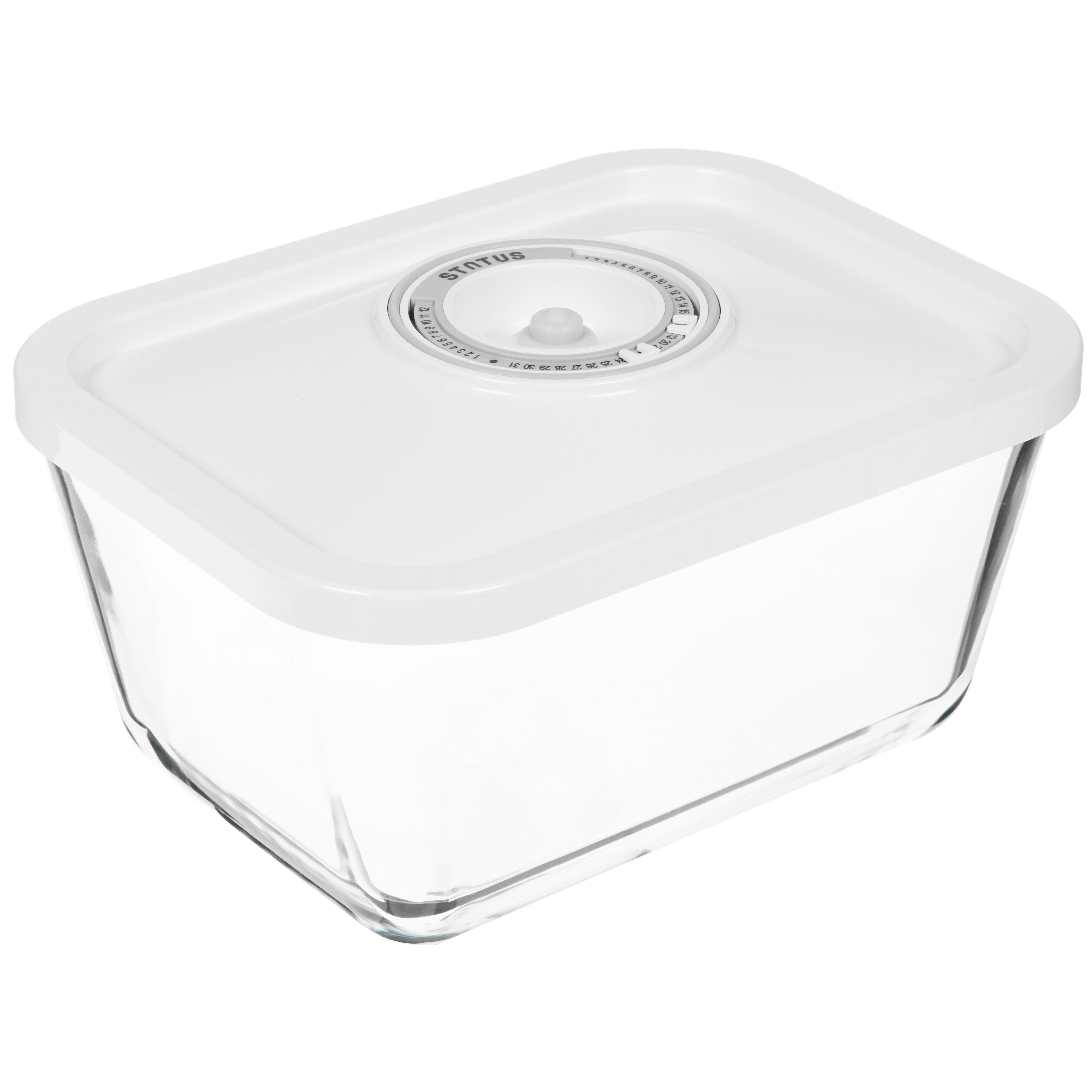 1625888 Набор вакуумных контейнеров STATUS VAC-Glass-Set White 0.5 л, 3 л, 1.5 л STDN-0022705 - Вид №1