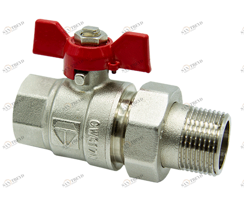 HLV-101227.№.01 Кран шаровой HLV Optima с полусгоном 