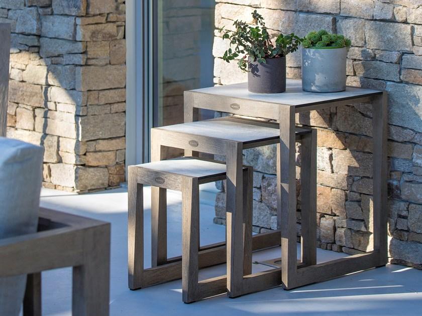 Les jardins Садовый столик квадратный Skaal sun-id-1375099 - Вид №1