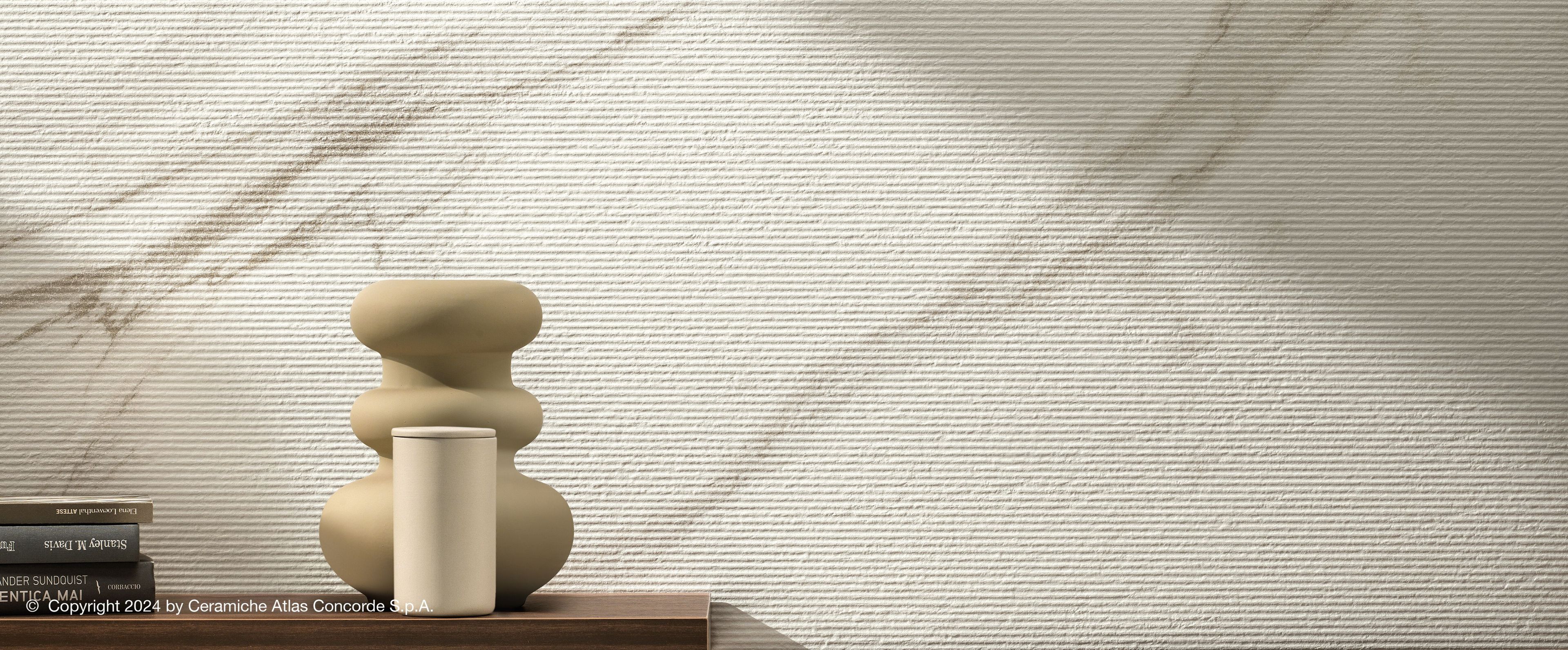 Трехмерная облицовка керамогранита с мраморным эффектом для интерьера Atlas Concorde ARCH-00125054 - Вид №1