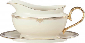 10573294 Lenox Соусник с подставкой Lenox "Республика" 480мл Фарфор костяной