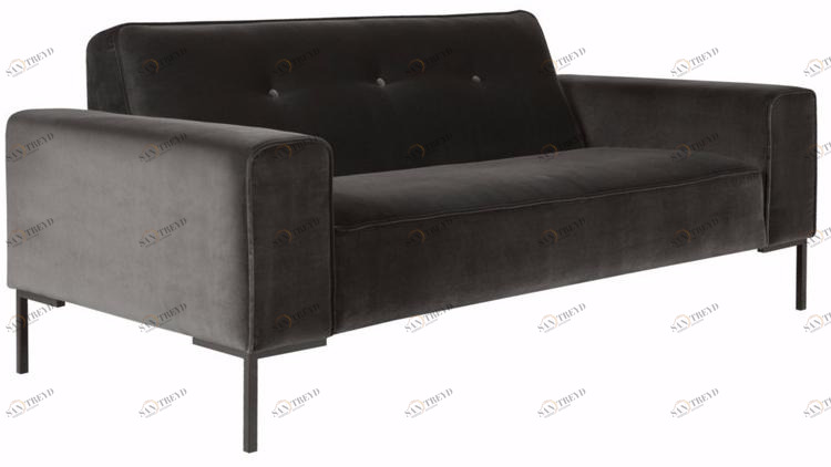 Sits Стеганый 2-местный бархатный диван Ville sun-id-1376313