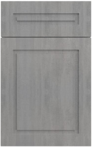 Фасады для кухни Модерн Фрезеровка «Ла Дефанс» Джессато серый №285