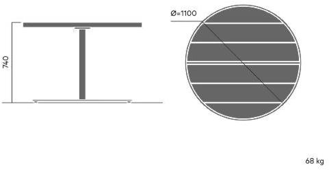 VESTRE Стол для пикника из стали и дерева April sun-id-1381246 - Вид №17