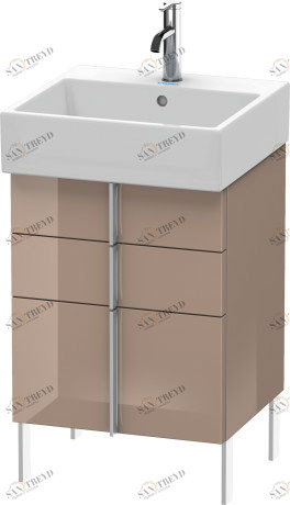 VA658408686 Vero Air Тумбочка напольная Капучино глянцевый лак Duravit