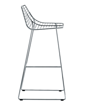 Net 396 Барный стул со стальной рамой салазок. Et al. Net