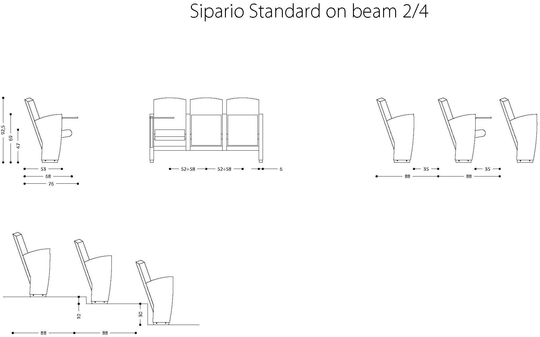 LAMM Сиденье для аудитории из ткани sun-id-1440942 - Вид №18