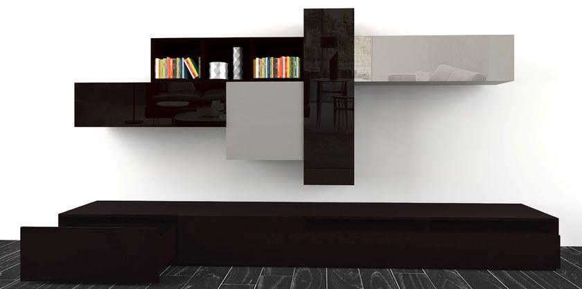 Natuzzi Модульная лакированная стенка для хранения sun-id-1395891 - Вид №3