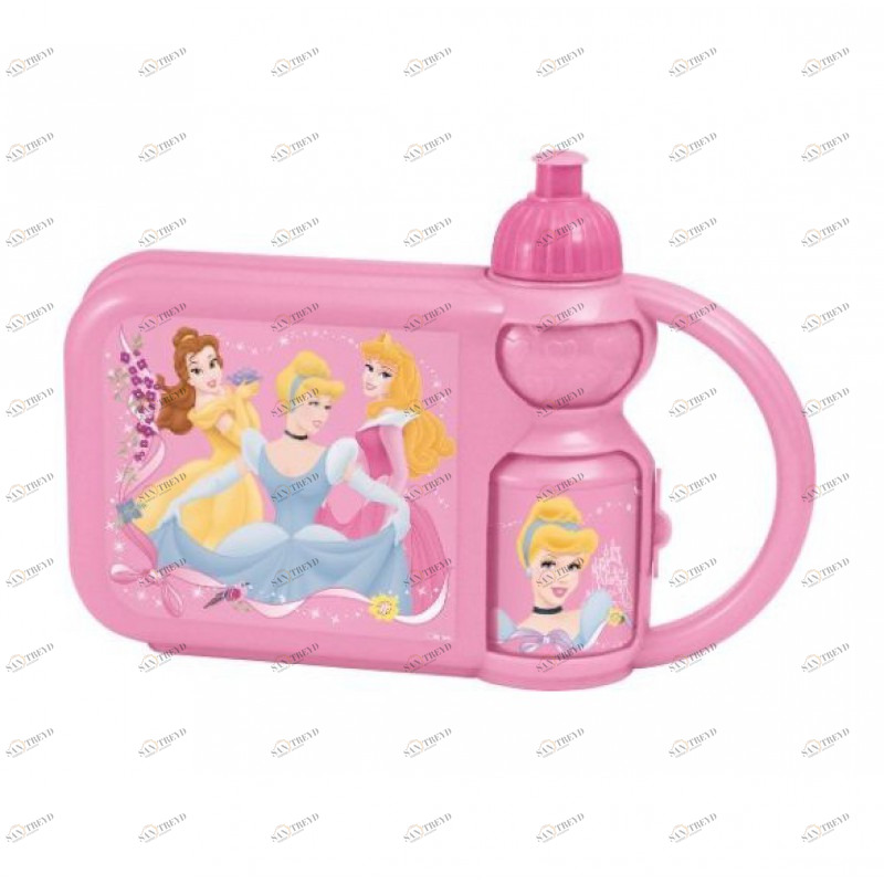 Контейнер для бутербродов с бутылкой "Принцессы. Белоснежка" STOR ПРИНЦЕССЫ 335634 Розовый Santreyd 