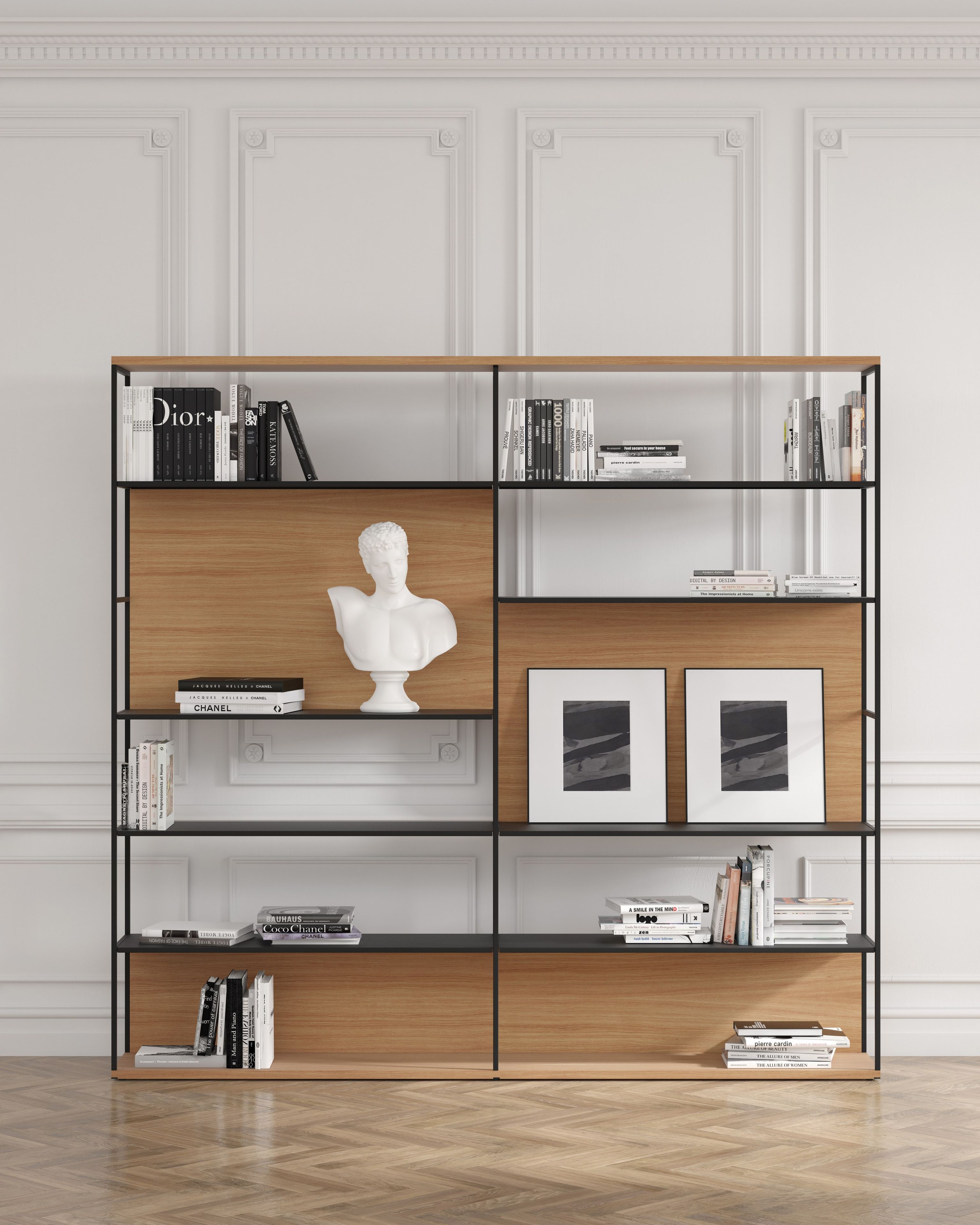 Деревянный отдельно стоящий книжный шкаф Punt Literatura ARCH-00037566 - Вид №5