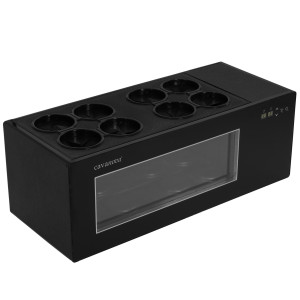 8192696 Винный шкаф Cavanova OW8CS черный