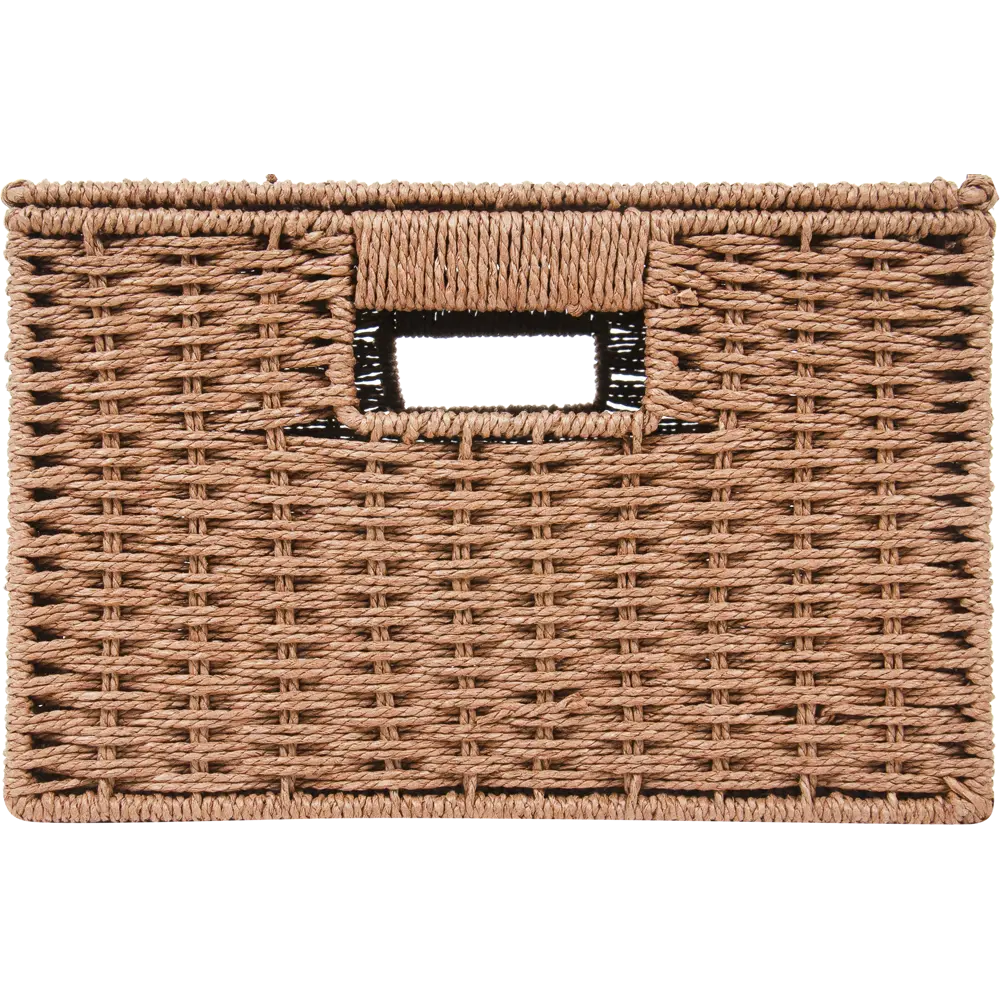 Корзина для хранения 38x18x28 см бумажный шпагат цвет коричневый 82280882 STLM-2205109 Santreyd - Вид №3
