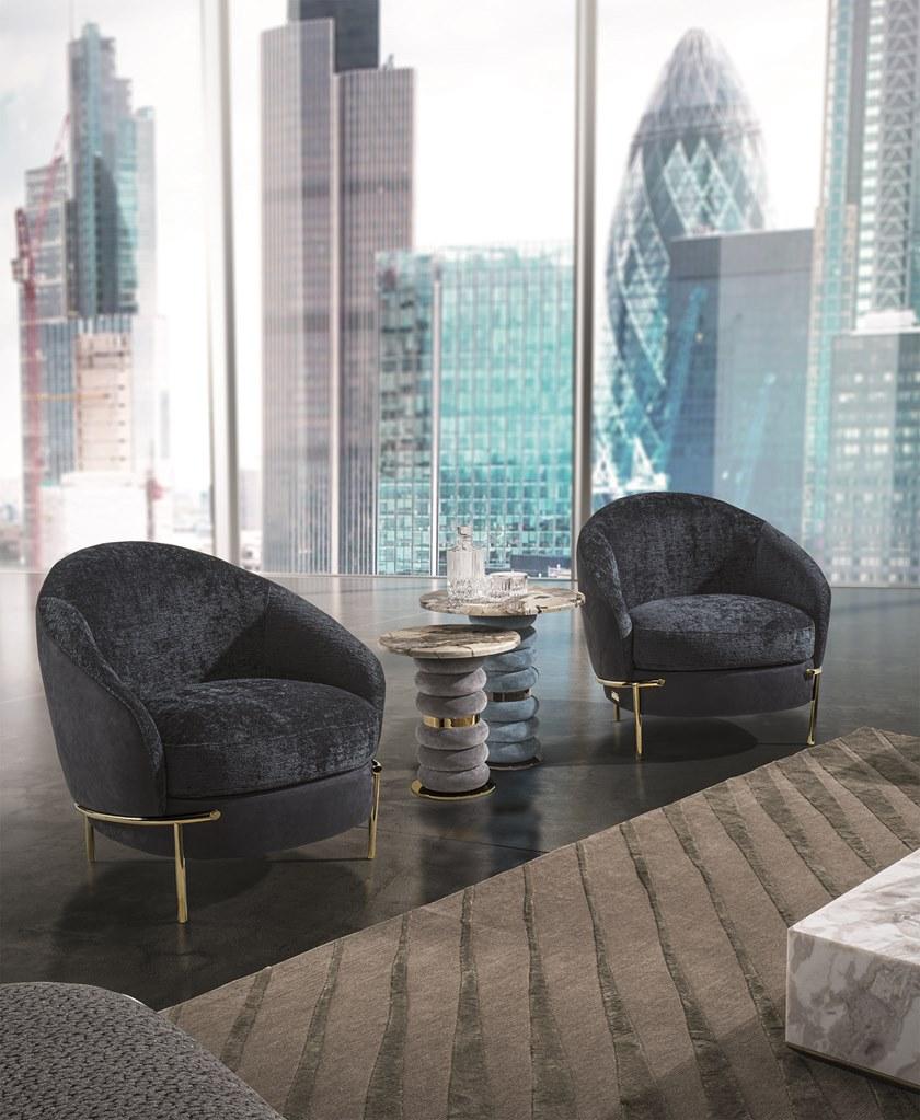 Longhi Кресло из ткани Loveluxe 2020 – sartoria collection X 694 - Вид №3