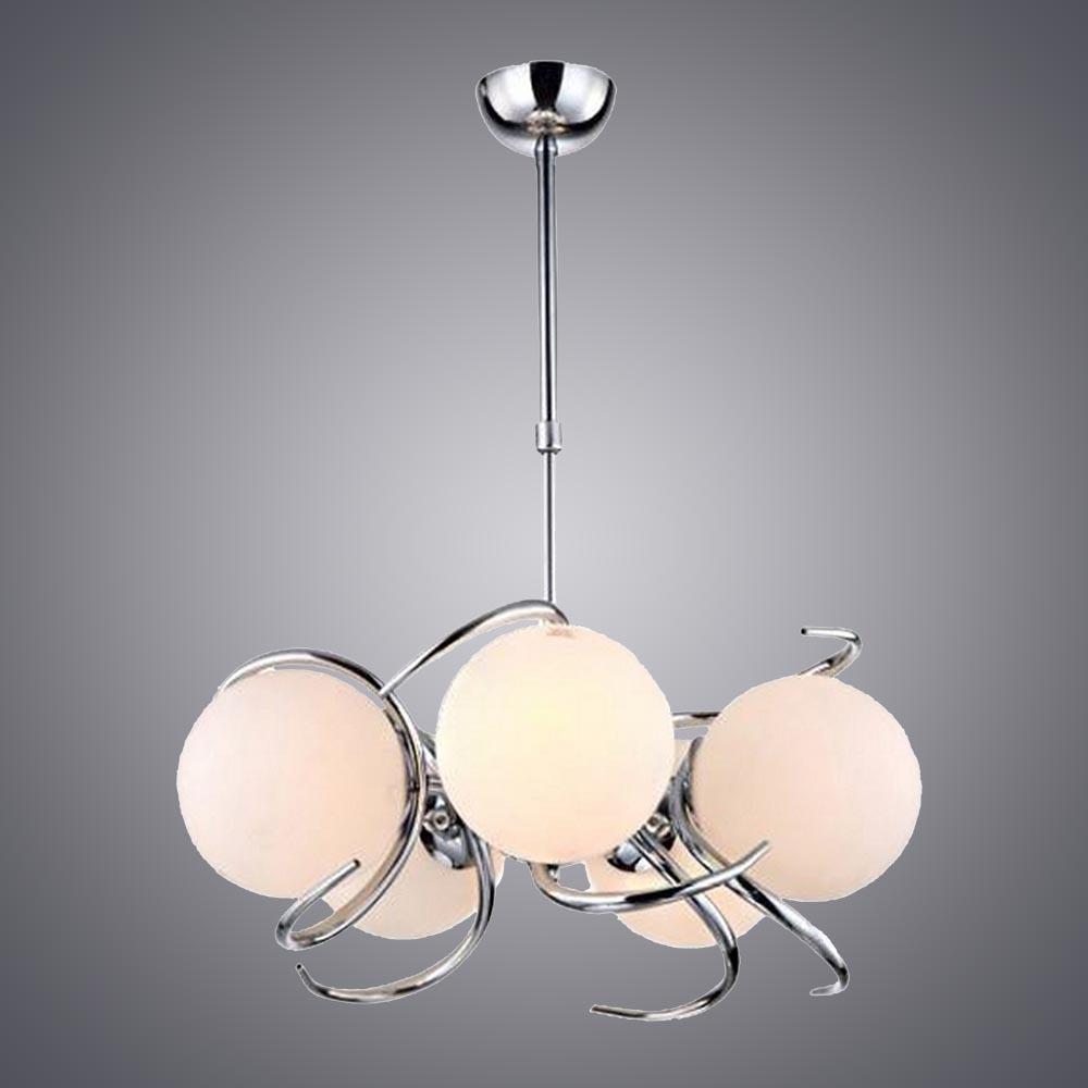 Подвесная люстра Omnilux Dalmine OML-64107-05 белая OMNILUX DALMINE 279941 Белый  - Вид №1