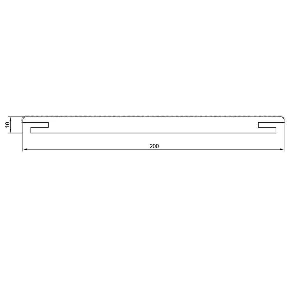 VELLDORIS Добор телескопический для дверной коробки 2070x200x10 мм белый 88580556 STLM-0893614 - Вид №2