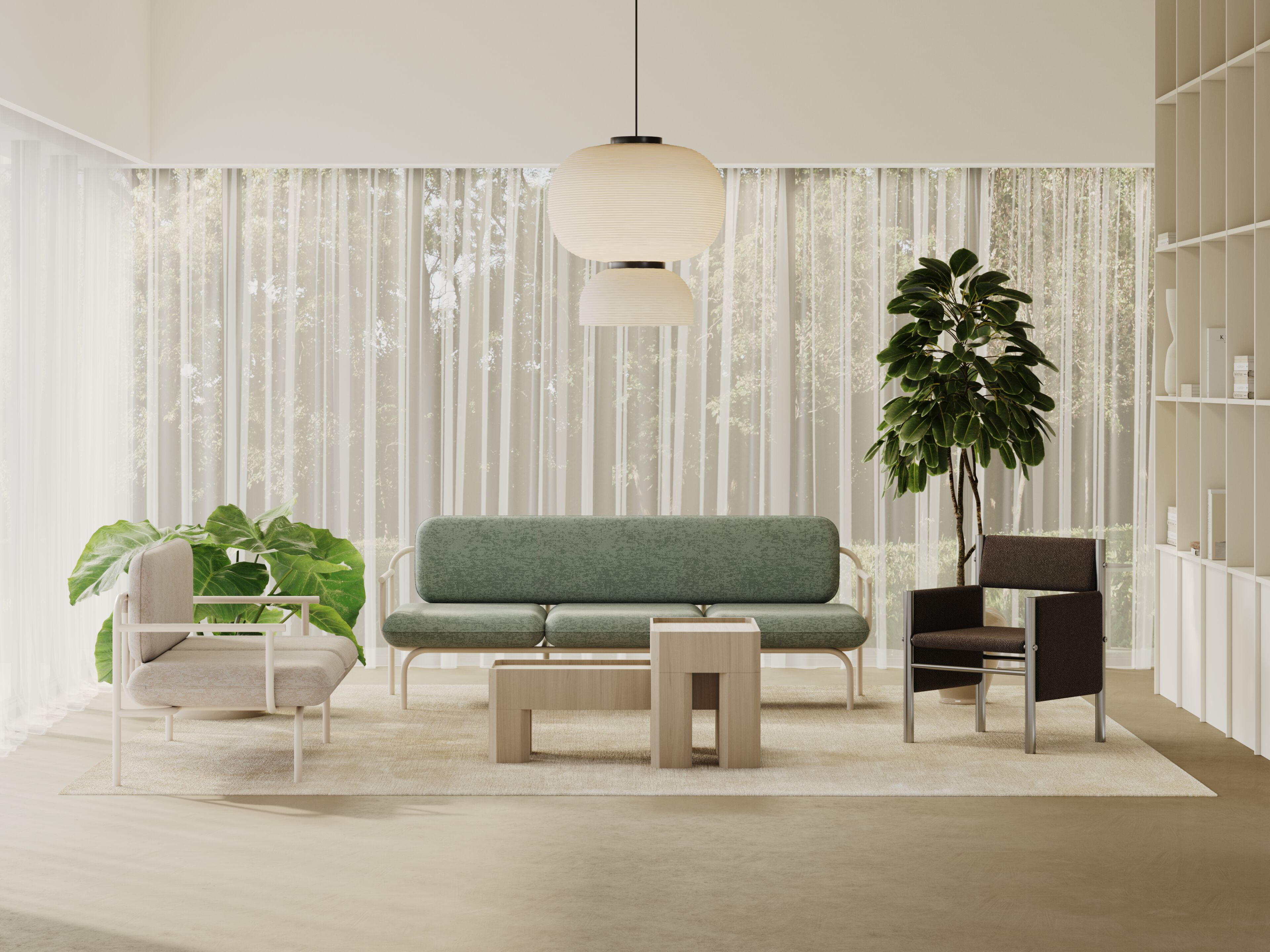 Деревянный прямоугольный высокий журнальный столик Joyf блок ARCH-00039712 - Вид №5