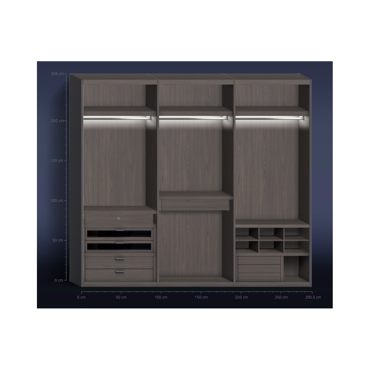 Шкаф / Vogue (Wadrobe A) Flou sun-id-379741 - Вид №2