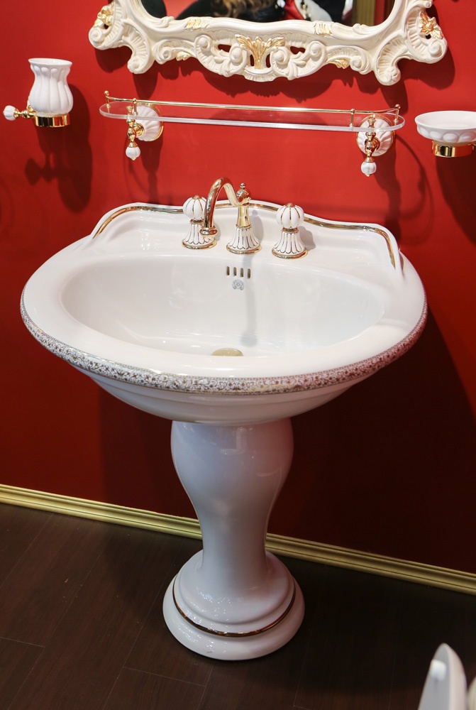 ML.MLD-25.773.D3.BR Подвесная раковина настенная круглая Migliore  белая  - Вид №3