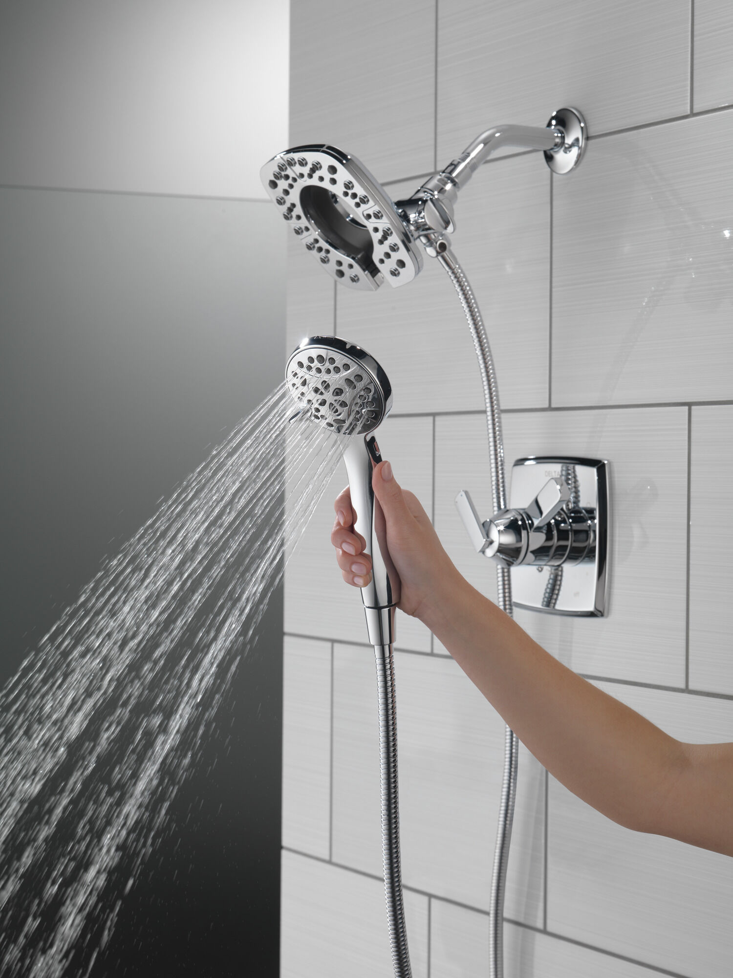 T17264-I Облицовка для душа Monitor® серии 17 с In2ition® Delta Faucet Ashlyn Хром  - Вид №6