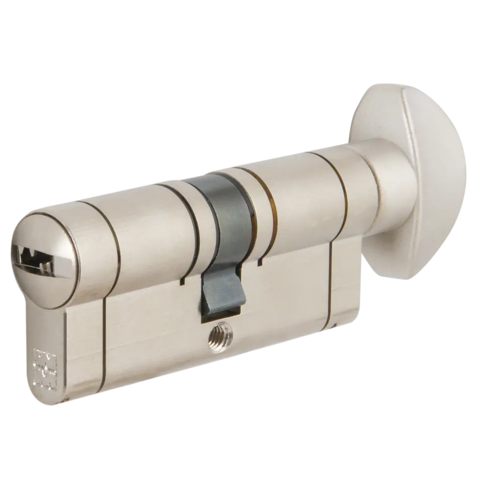 Цилиндр Mottura Champions Pro CP4F363601R, 31x10x31 мм, ключ/вертушка, цвет матовый никель STLM-2072449