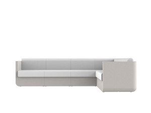 Угловой садовый диван