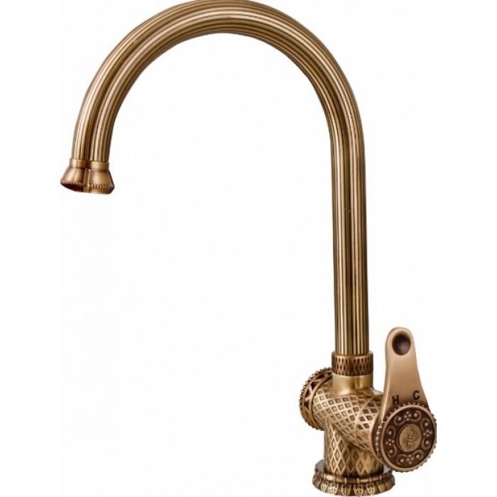 Zorg A 407K-BR бронза Смеситель для кухни Zorg 343 х 194 мм  - Вид №1