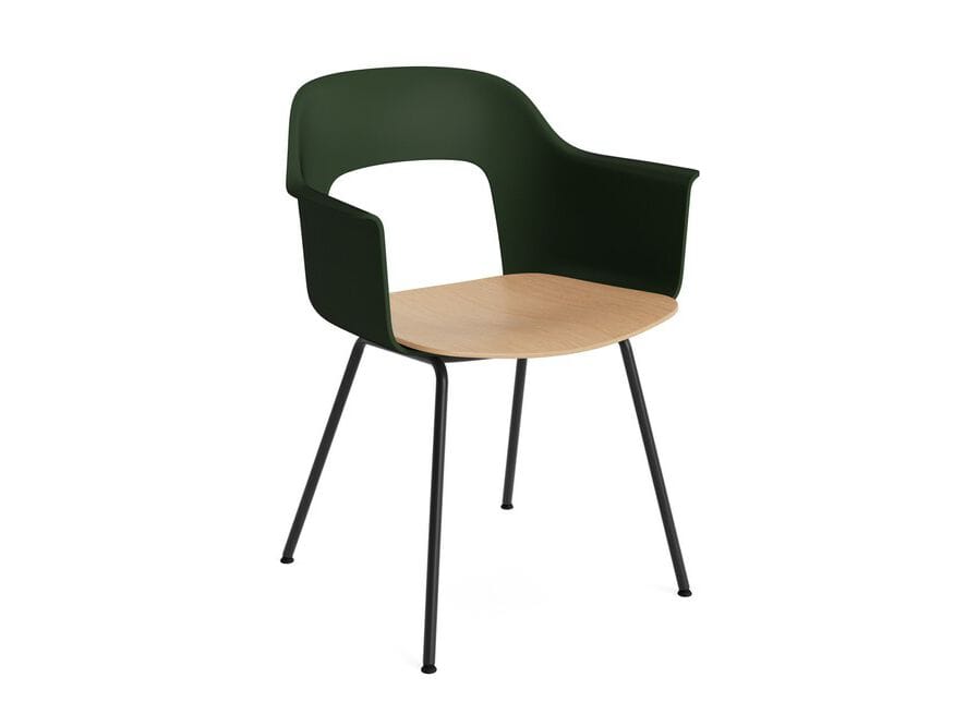 Подлокотник из полипропилена с деревянным сиденьем Hay макет ARCH-00131478 - Вид №26