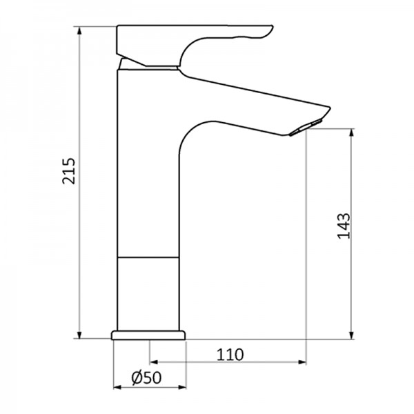 40538400 BASIC XL Умывальник смеситель Хром GRB MIXERS TENDER - Вид №1