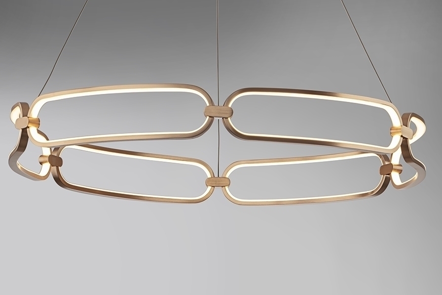 085578 Подвесной светильник Ø80 розовое золото Schuller Colette - Вид №2