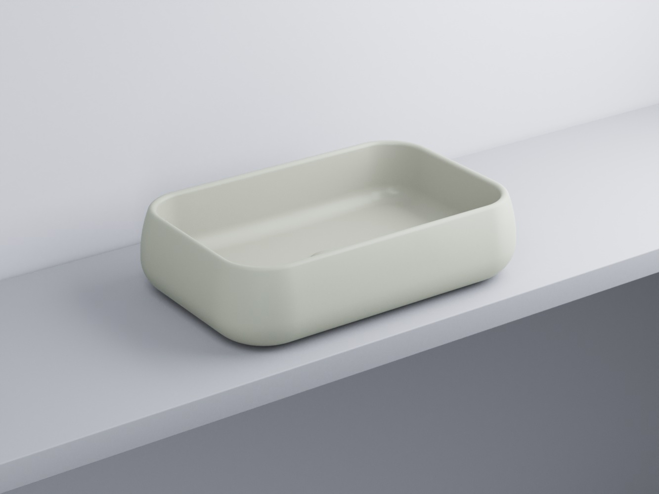 SHLAA60-PM Раковина накладная прямоугольная 60 cielo Shui Ceramica Cielo