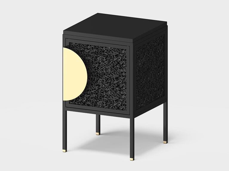 Металлическая тумбочка DBE.FURNITURE Black Moon ARCH-00039984 - Вид №2