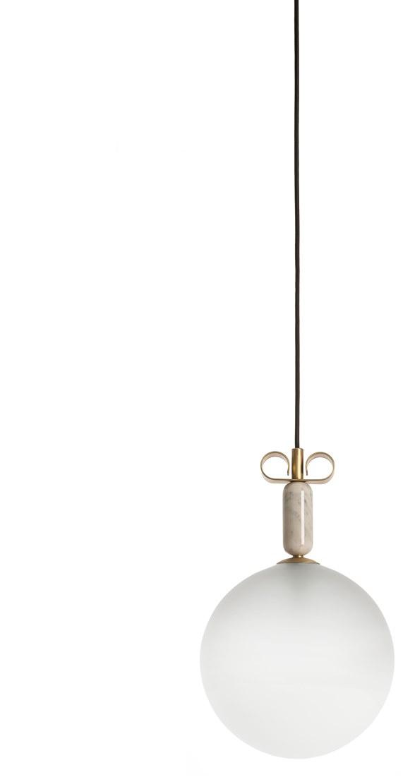 Il Fanale Подвесной светильник из мрамора и стекла Bon ton N16m3o - Вид №2