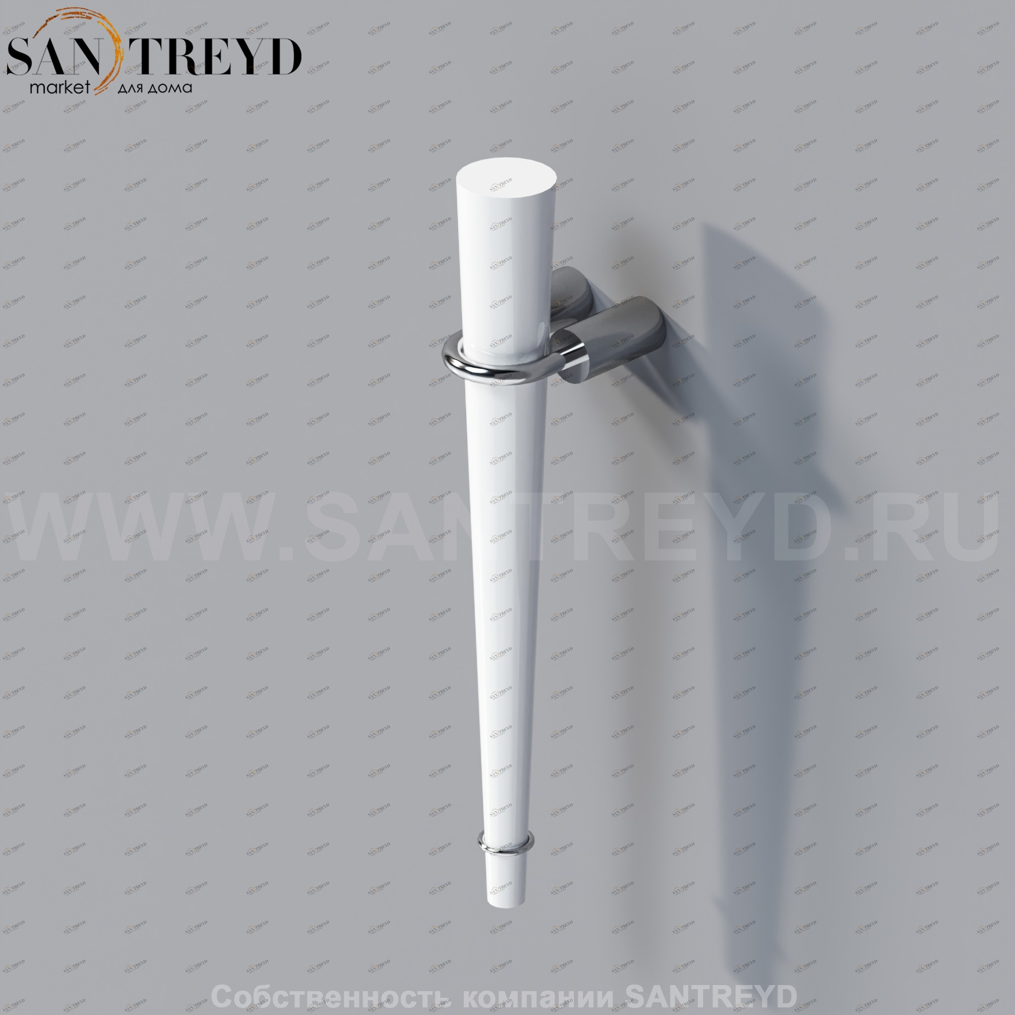 Agape BUCATINI Держатель для одежды настенный белый ABUC0171Z