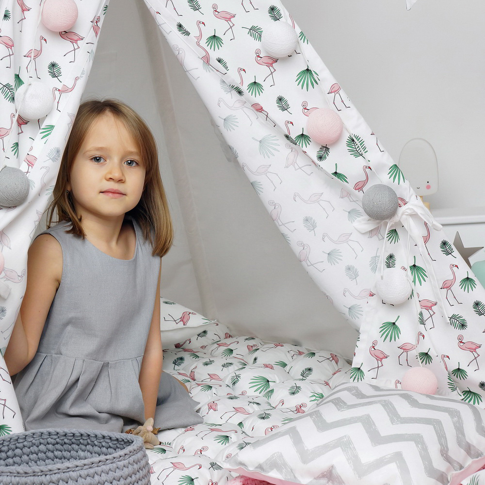 Коврик бомбон игровой Flamingo VAMVIGVAM FLAMINGO 281569 Белый;розовый Santreyd  - Вид №3