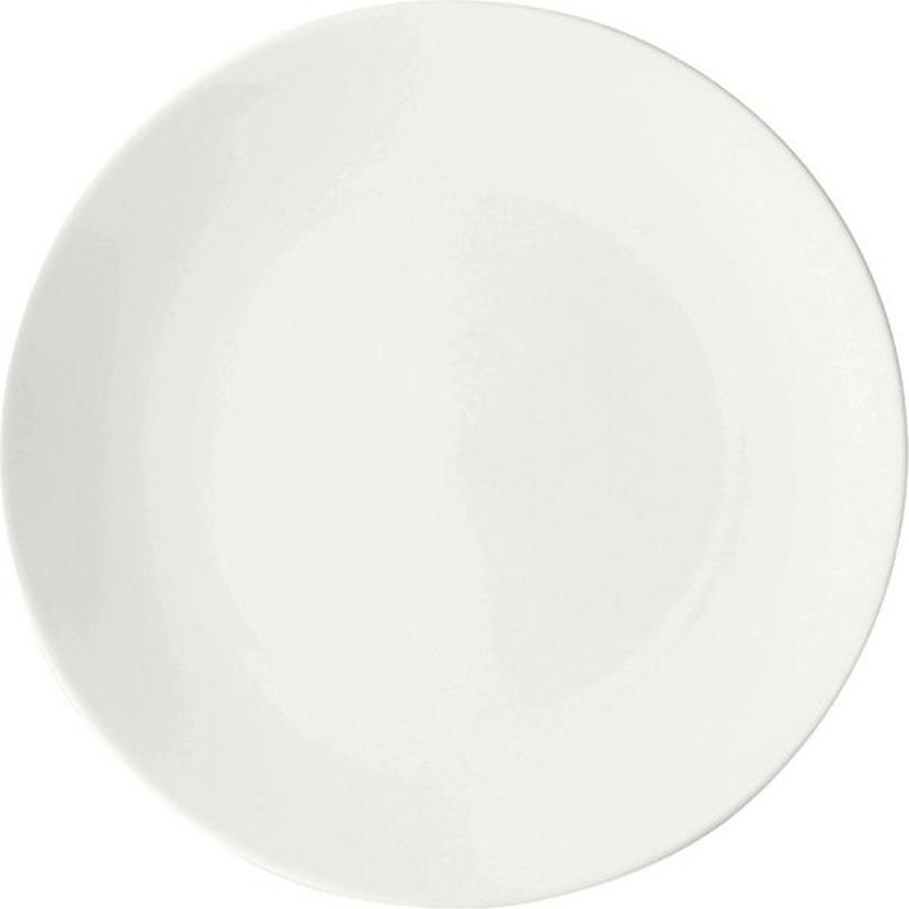 63060 Dibbern Тарелка закусочная Dibbern "Белый декор" 21см Фарфор костяной 