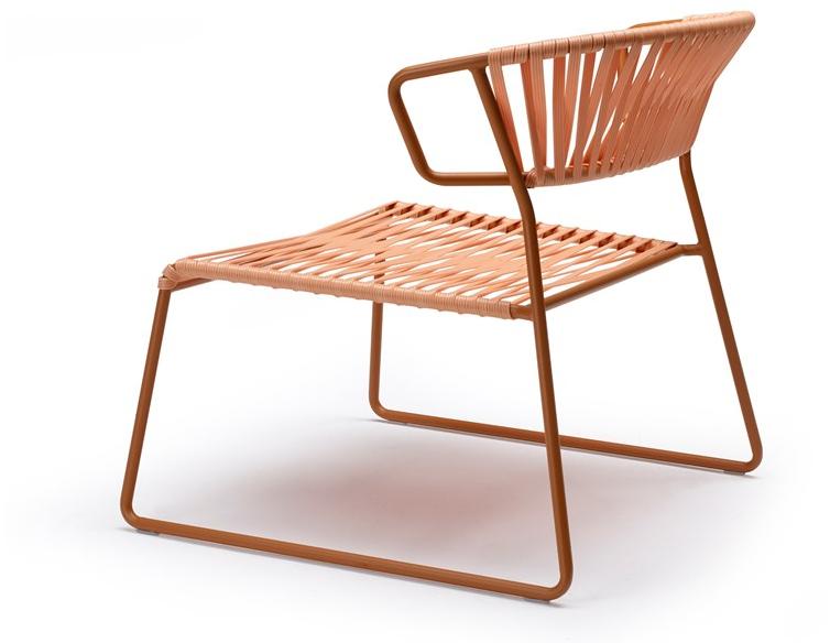 SCAB DESIGN Садовое кресло салазок из стали и пвх Lisa sun-id-1440730 - Вид №4