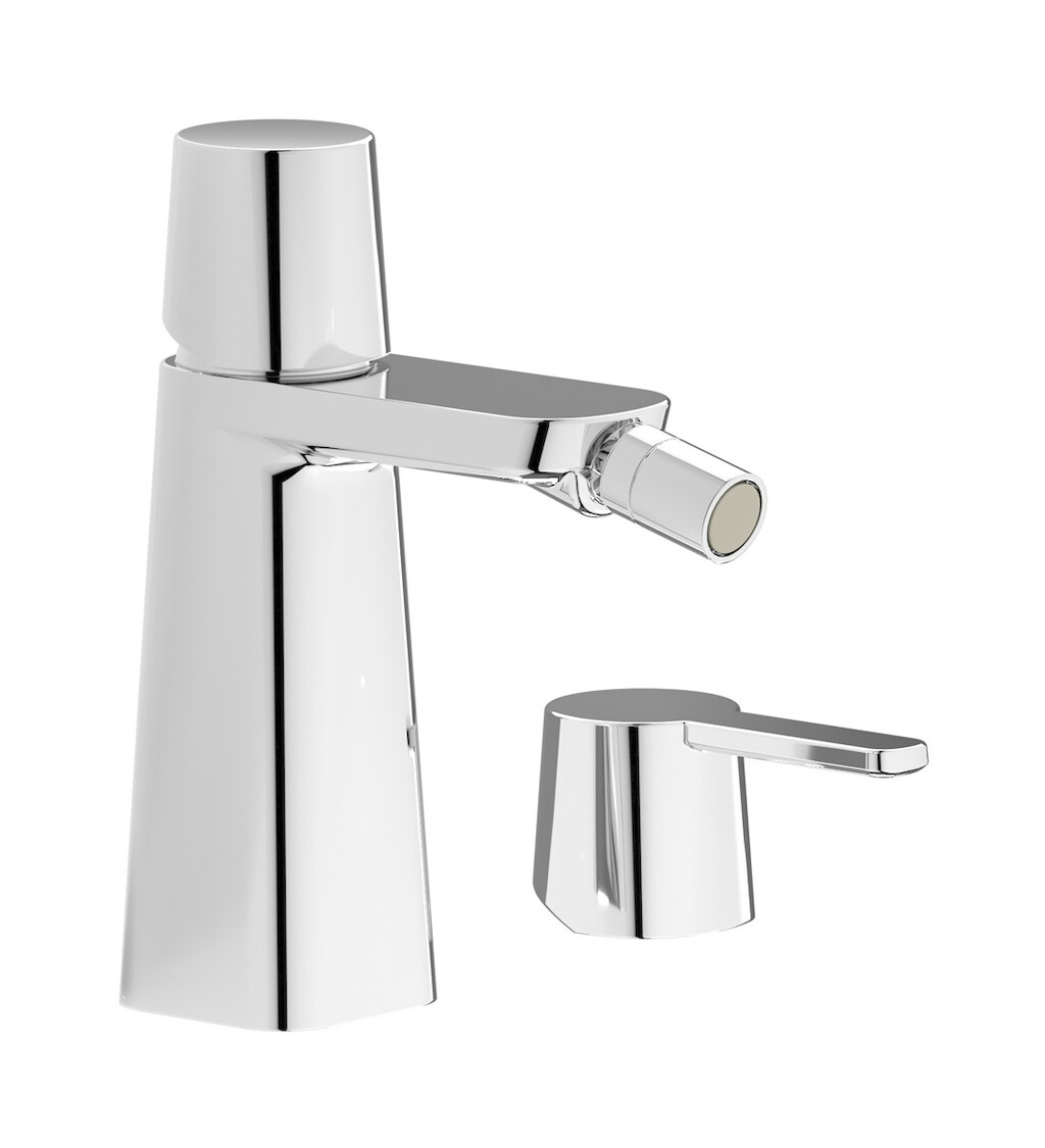 Смеситель для биде на 1 отверстие в комплекте с донным клапаном. WE ARE IB aa310ss Chrome TAAAC