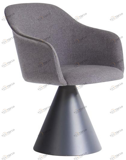 Potocco Вращающийся стул с тканевой обивкой и подлокотниками Lyz 918 pgci